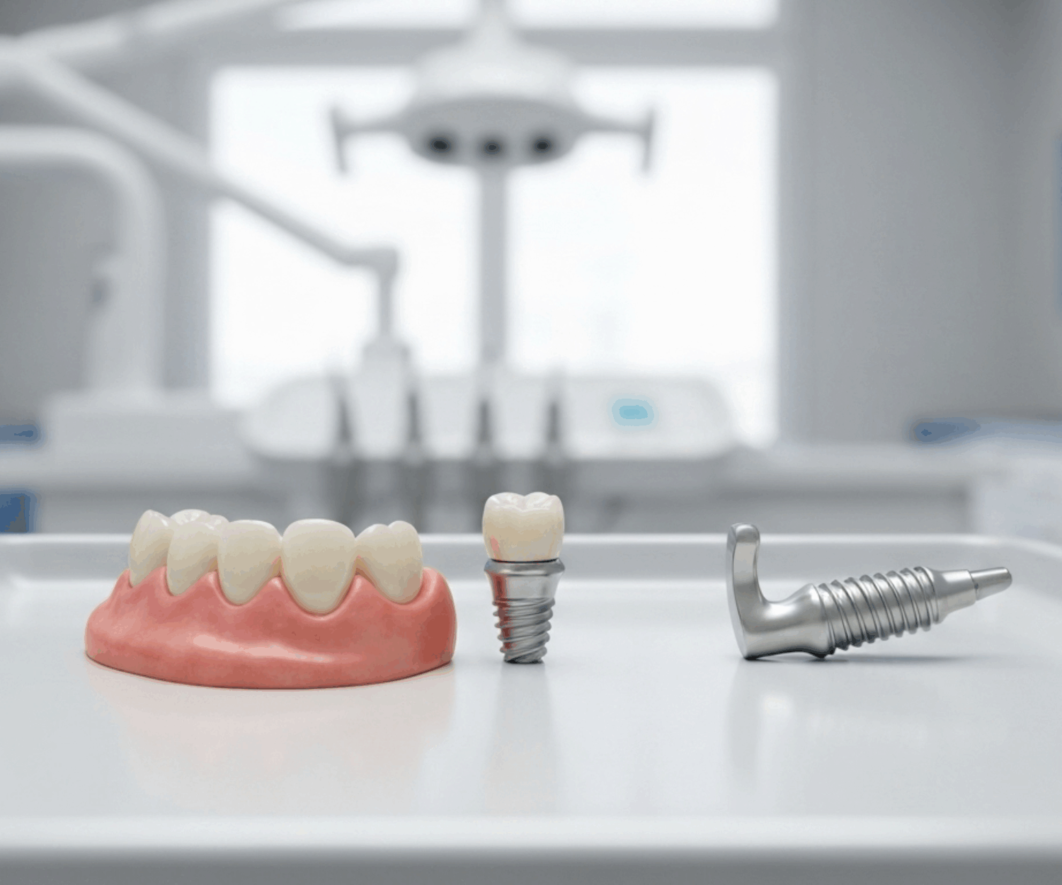 Dental bridge and implant comparison