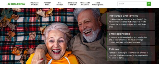 Delta Dental home page