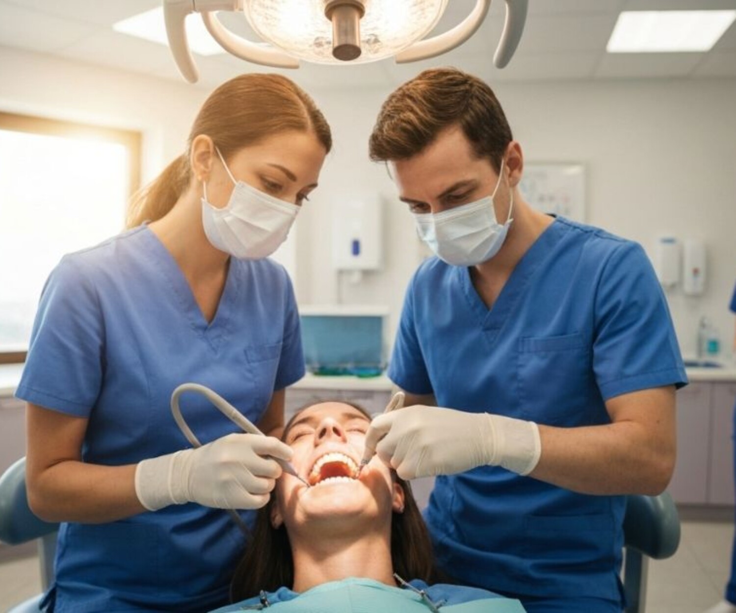 dental implant procedure scene