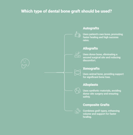 Infographic of Types-of-Bone-Grafts-Are-Used-in-Dentistry