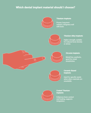 Infographic on How Do You Choose the Right Dental Implant Material