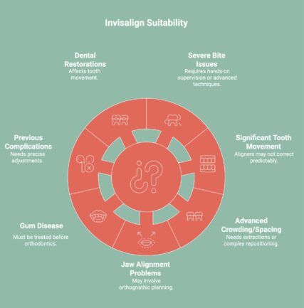 Infographic showcasing invisalign suitability