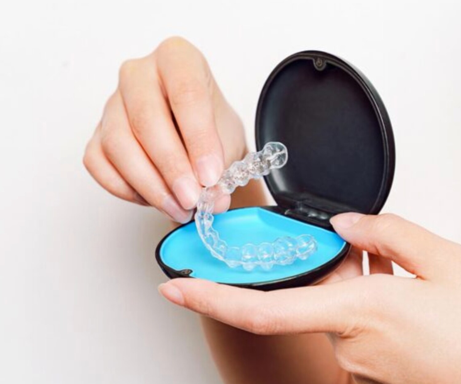 Invisaligns kept in their box