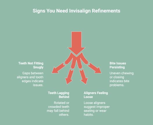 Infographic showcasing sign you might need refinements