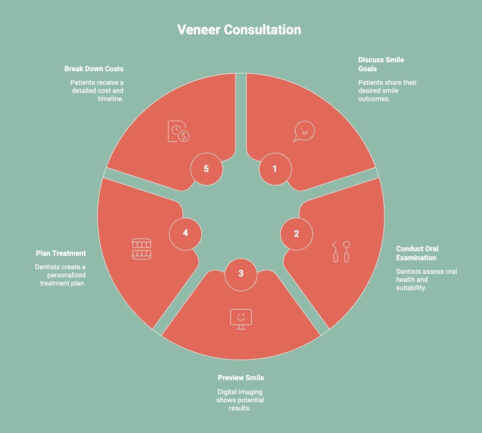 Infographics on Veneer Consultation