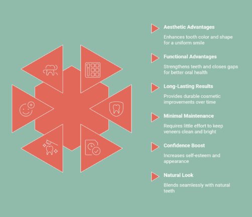Infographic on Benefits of Porcelain Veneers