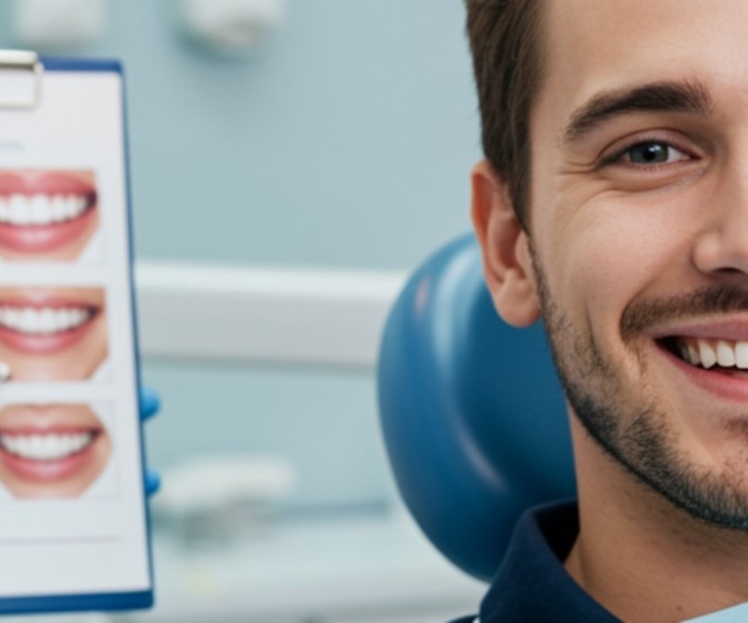 A cosmetic dental consultation about composite veneers