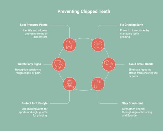Infographic on Preventing Chipped Teeth