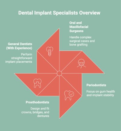 Infographic on Dental Implant Specialists Overview