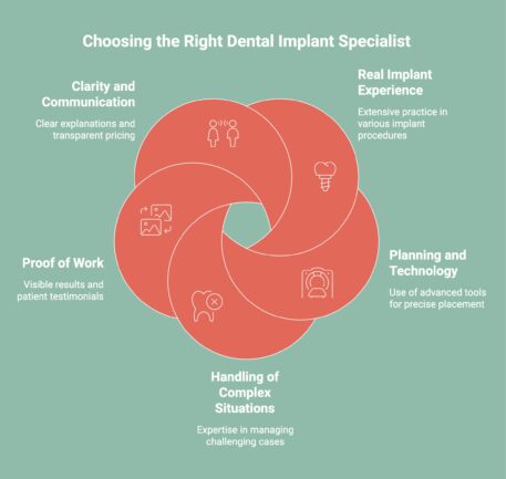 Infographic on Choosing the Right Dental Implant Specialist