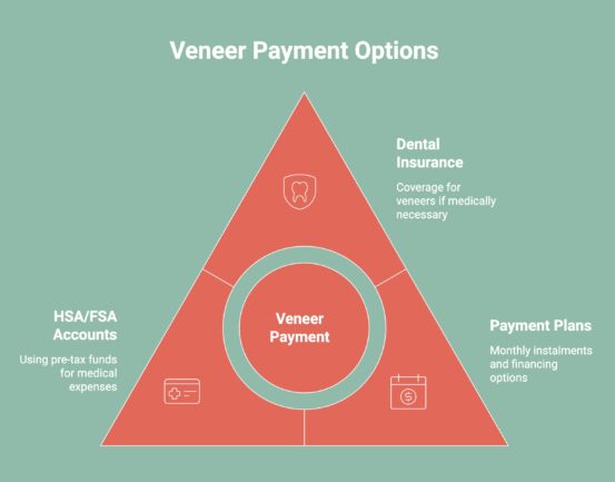 Infographic on Veneer Payment Options